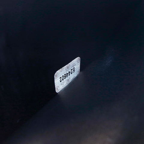 Chanel Caviar Skin Coco Mark Chain Portefeuille Sac épaule en cuir noir P16098