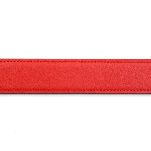 HERMES HERMES皮带Swift红色X白色P16240