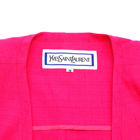 Yves Saint Laurent Yves Saint Laurent Jacke Rockanzug Vintage Setup Pink WS2836