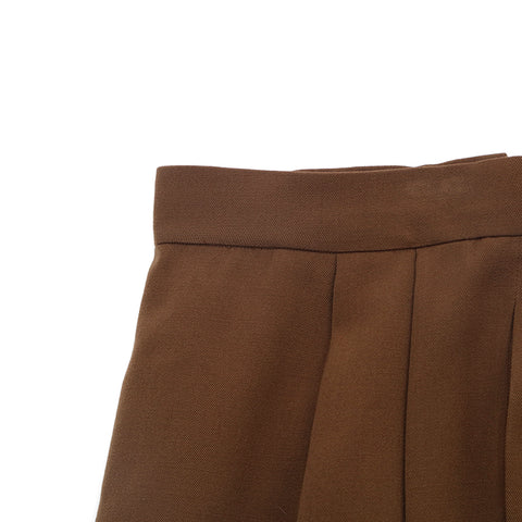 Yves Saint Laurent Yves Saint Laurent Anzug Jacke Rock Vintage Setup Brown WS2840