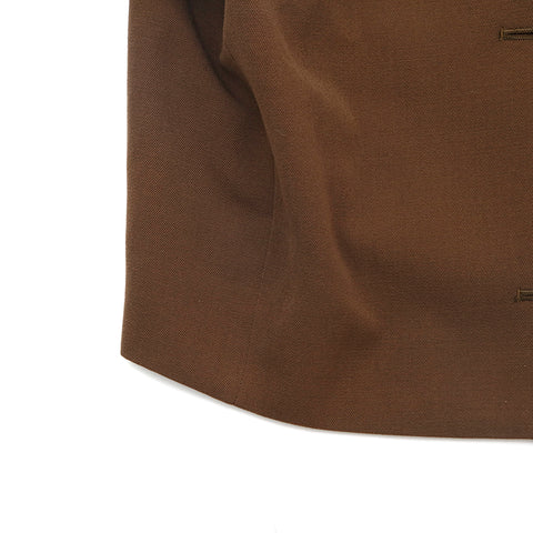 Yves Saint Laurent Yves Saint Laurent Anzug Jacke Rock Vintage Setup Brown WS2840