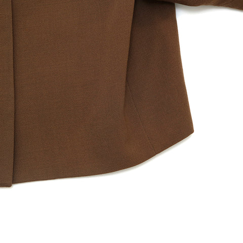 Yves Saint Laurent Yves Saint Laurent Anzug Jacke Rock Vintage Setup Brown WS2840
