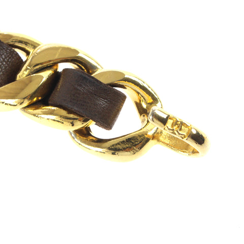 Chanel Lederkettengürtel braune EIT0069P3198