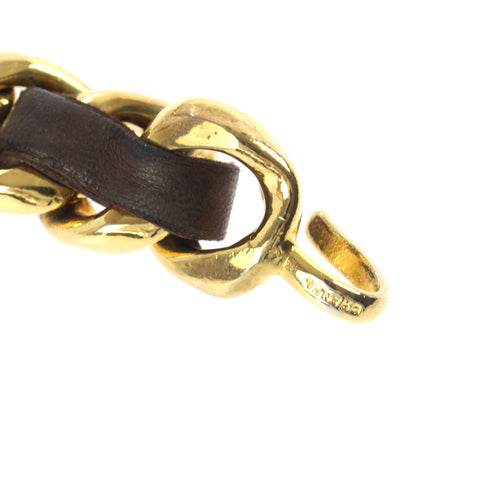 Chanel Lederkettengürtel braune EIT0069P3198