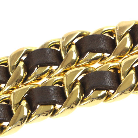 Chanel Lederkettengürtel braune EIT0069P3198