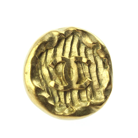 CHANEL COCO Mark Round 94A Vintage Earring gold eit0569P7755