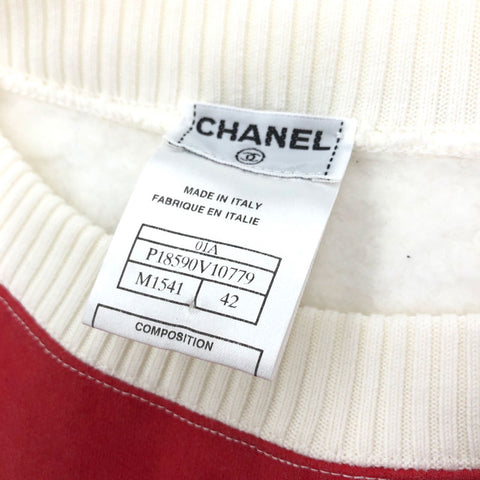 シャネル CHANEL マドモアゼル  スウェット 01A ホワイト P11294