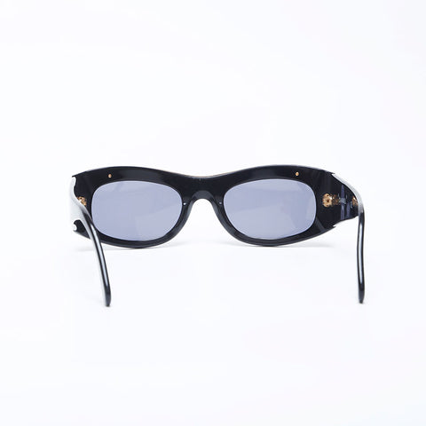 Chanel Chanel Logo Sonnenbrille Schwarz WS10001