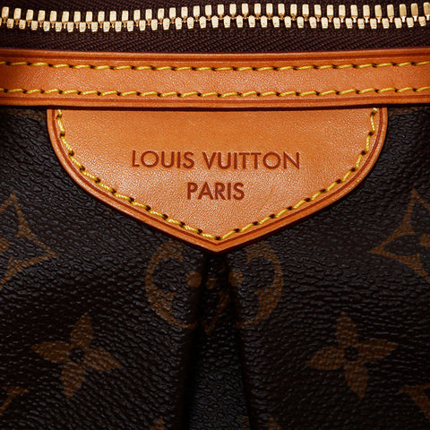 ルイ・ヴィトン LOUIS VUITTON モノグラム パレルモ PM SR1103 トートバッグ ブラウン WS10008