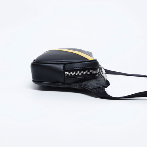 Fendi diagonale Zucca -Umhängetasche grau WS10014