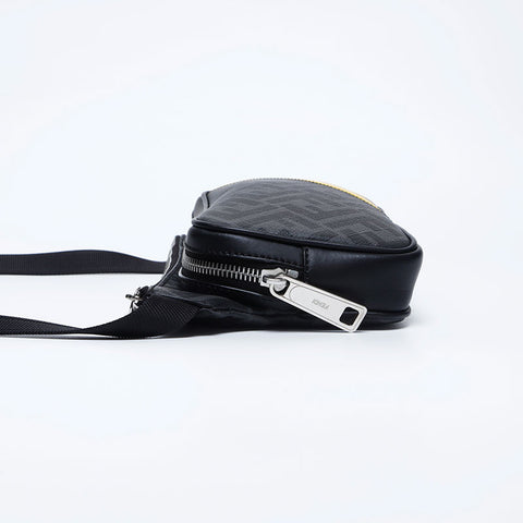 Fendi diagonale Zucca -Umhängetasche grau WS10014