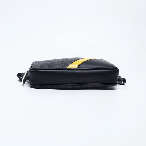 Fendi diagonale Zucca -Umhängetasche grau WS10014