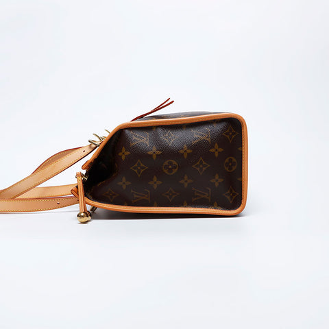 ルイ・ヴィトン LOUIS VUITTON モノグラム ポパンクール FL0075 ショルダーバッグ ブラウン WS10015