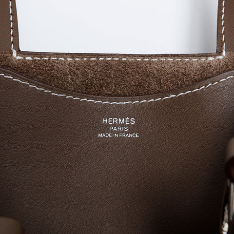 エルメス HERMES B刻印 インザループ ハンドバッグ ブラウン WS10018