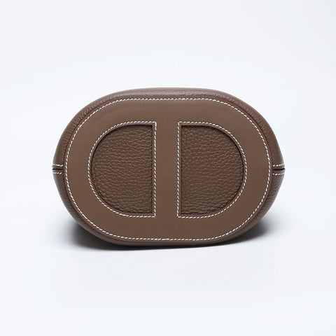 HERMES B-Stempel in der Schleife Handtasche Braun WS10018