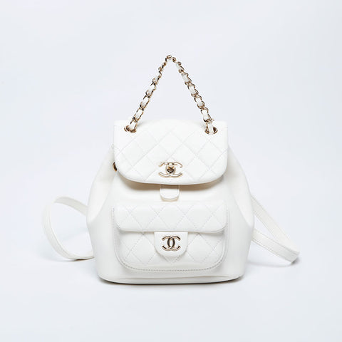 Chanel CHANEL Duma Mini Backpack Backpack/Daypack White WS10020 – NUIR VINTAGE