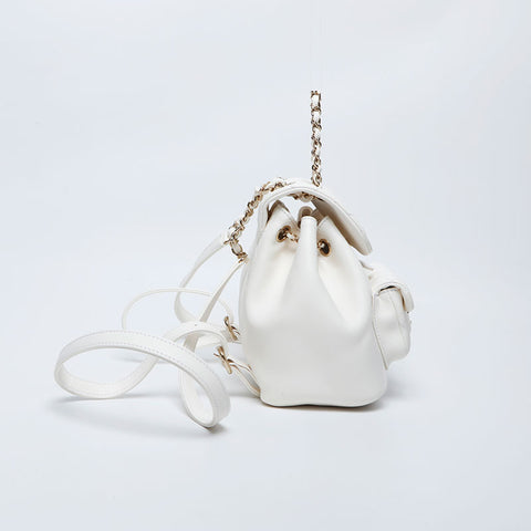 Chanel CHANEL Duma Mini Backpack Backpack/Daypack White WS10020 – NUIR VINTAGE