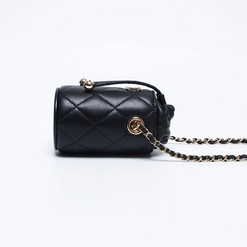 【公式】アクセサリーの激安通販 31 CHANEL Chanel Lambskin Black Bag Shoulder Bag Mini バッグ