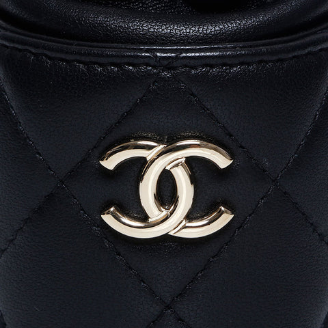 CHANEL No. 31 Lambskin Mini Bag Shoulder Bag black WS10023