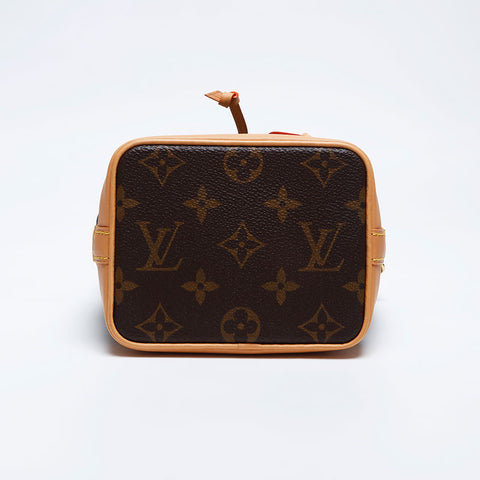 ルイ・ヴィトン LOUIS VUITTON ナノ ノエ ショルダーバッグ ブラウン WS10034