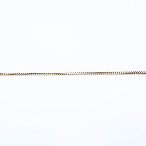 CHANEL B16 Rhinestone COCO Mark Necklace gold WS10036