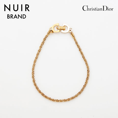 クリスチャンディオール Christian Dior チェーン ヴィンテージ ブレスレット ゴールド WS10042