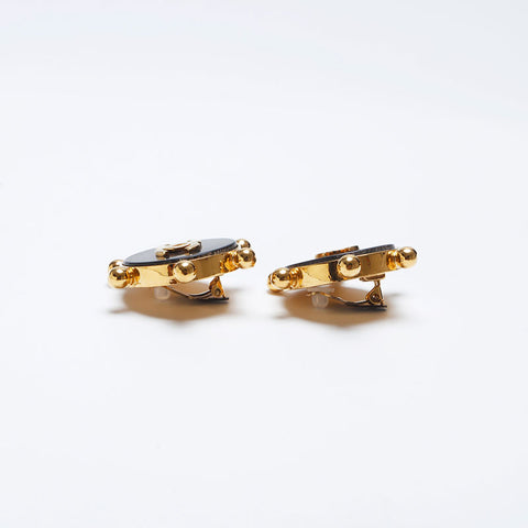 CHANEL 90's COCO Mark Earring gold WS10044