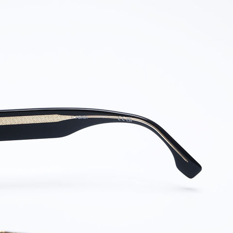 フェンディ FENDI ロゴ サングラス ブラック WS10067 – NUIR VINTAGE