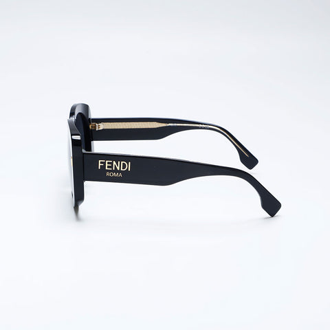 フェンディ FENDI ロゴ サングラス ブラック WS10067