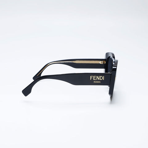 フェンディ FENDI ロゴ サングラス ブラック WS10067