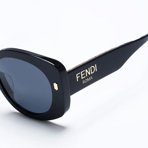 フェンディ FENDI ロゴ サングラス ブラック WS10067