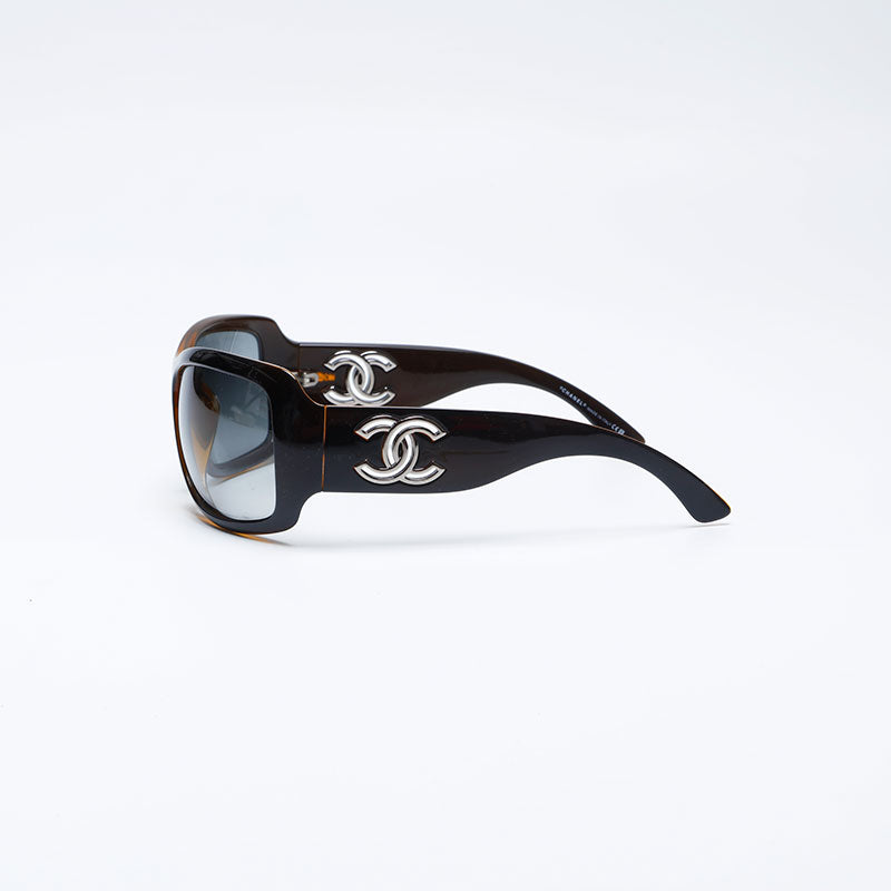 Chanel Coco Mark Sunglasses Black WS10068 – NUIR VINTAGE