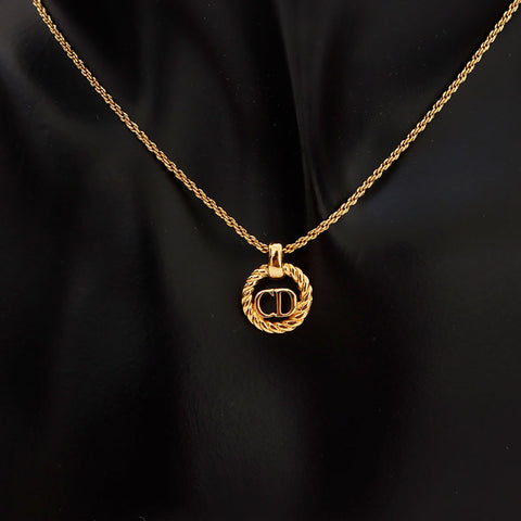 Christian Dior CD Collier Logo Gold WS10083