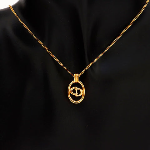 Christian Dior CD Collier de logo Gold WS10086