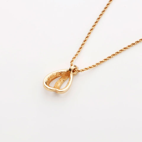 Christian Dior Rhingestone Collier Gold WS10089