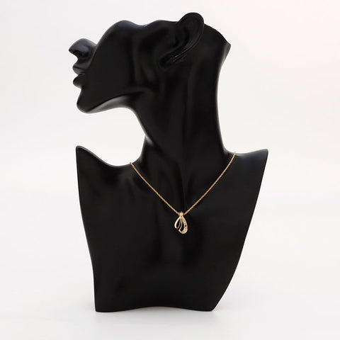 Christian Dior Rhinestone Necklace gold WS10089