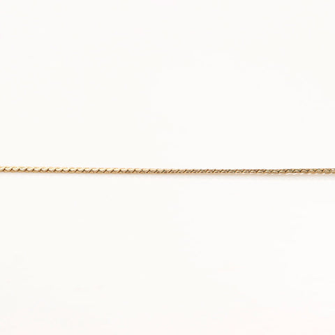 Christian Dior CD logo rhinestone Necklace gold WS10095