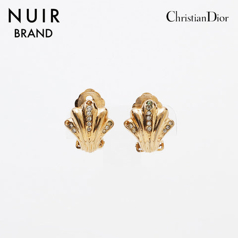 クリスチャンディオール Christian Dior ヴィンテージ ラインストーン イヤリング ゴールド WS10116 – NUIR VINTAGE