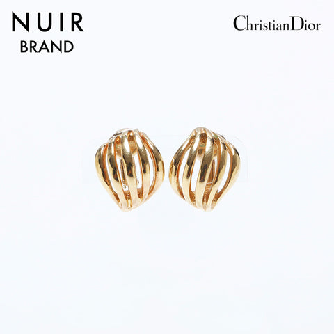 克里斯蒂安·迪奥（Christian Dior）复古耳环金黄金WS10119