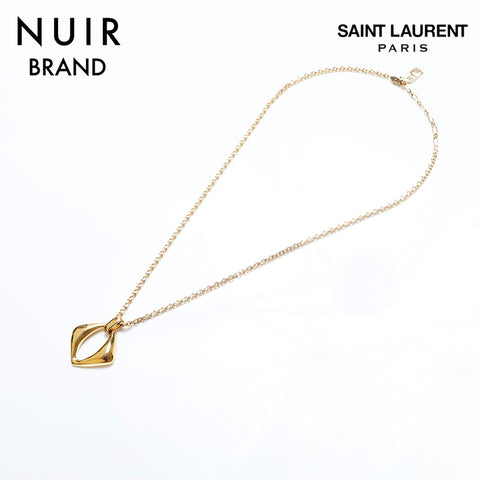 Yves Saint Laurent Rhinestone项链，金WS10120