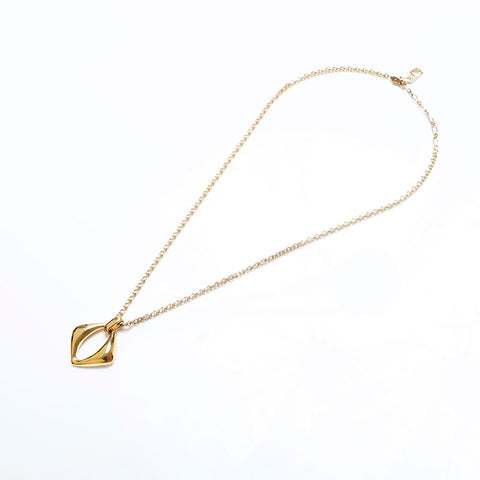 YVES SAINT LAURENT Rhinestone Necklace gold WS10120
