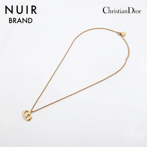 クリスチャンディオール Christian Dior ヴィンテージ CDロゴ ネックレス ゴールド WS10142 – NUIR VINTAGE