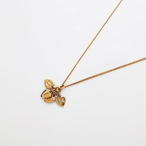 Christian Dior Vintage Heart Collier Gold WS10143
