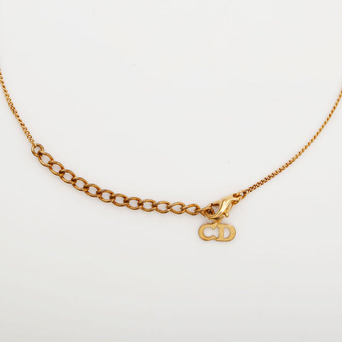 Christian Dior Vintage Heart Collier Gold WS10143