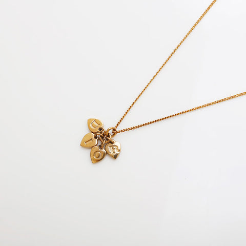Christian Dior Vintage Heart Collier Gold WS10143