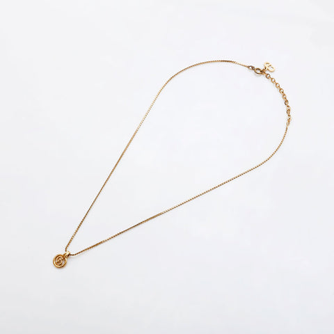 Christian Dior Vintage CD Collier Gold WS10145