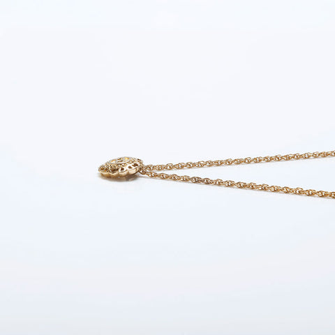 Christian Dior Vintage CD Collier Logo Gold WS10157