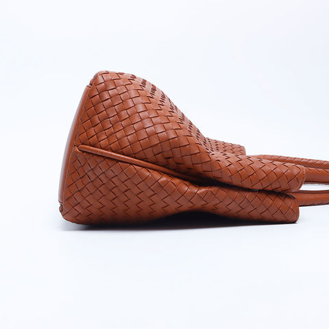 Bottegaveneta Intrecciato Leder -Tasche Braun WS10167