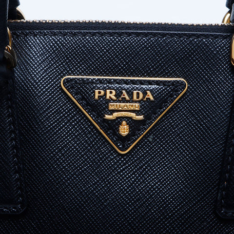 プラダ PRADA サフィアーノ ショルダーバッグ 2way ハンドバッグ ブラック WS10169