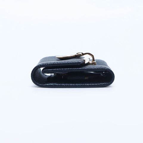 Salvatore Ferragamo Gancini Clips Metal Key holder black WS10173